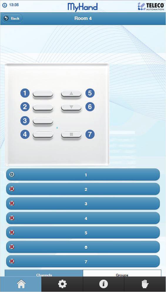Use your devices browser to access the software. You can create all your rooms and add keypads to those rooms.