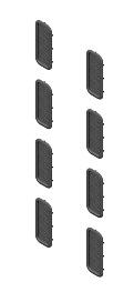"w (800 mm) GF-Series GlobalFrame Gen Cabinet, Pack of 8 Air Dam Bottom Panel Equipment Rail Grommet Kit Snap-In Filler Panels 7-00 7-E0 U x 9 EIA, Pack of 0 8-00 8-E0 U x 9 EIA, Pack of 0 Note: Also