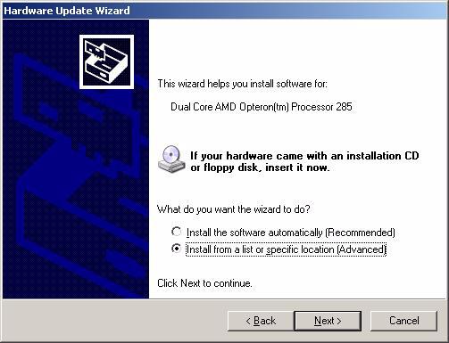 FIGURE 8-14 Welcome to the Hardware Update Wizard Dialog Box 4. Select the option No, not this time, then click Next.