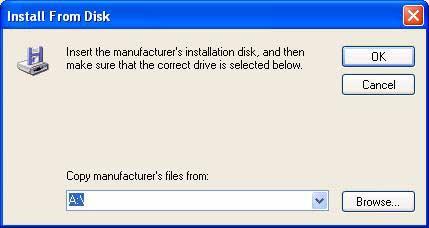 FIGURE 8-17 Hardware Update Wizard, Select Driver Dialog Box 7. Click Have Disk. The Install From Disk dialog box displays.