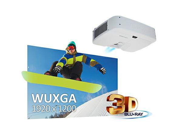 WUXGA with 3D Blu-ray Ready Advanced viewing experience Higher resolution than Full HD, WUXGA offers a wider viewing area for some engineering graphs, Excel sheets, or working