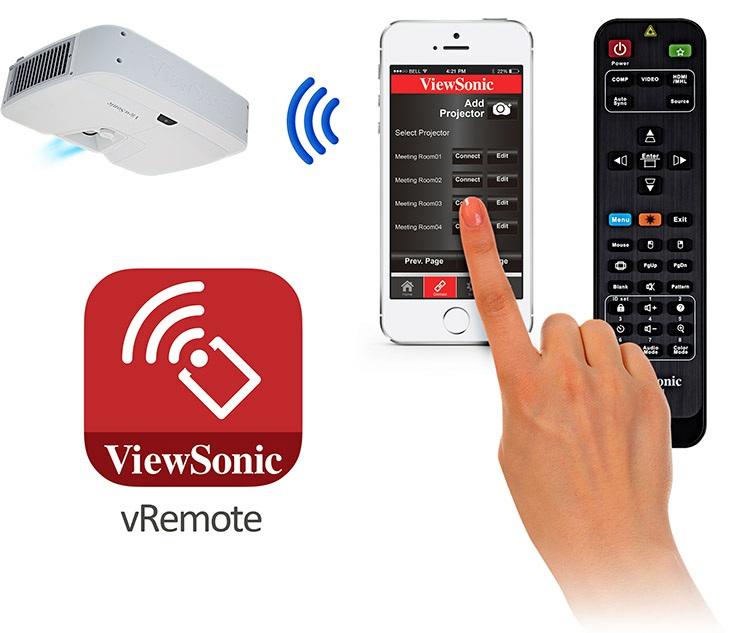 Programmable Remote Control Easy control from a mobile device To satisfy a presenter s needs, this remote control contains wireless presenter functions (mouse control, page up-n-down, etc.