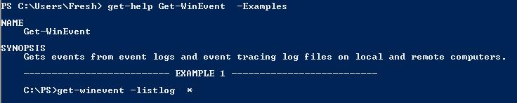Detection - windows Events Windows Events logs collection with PowerShell Suspicious