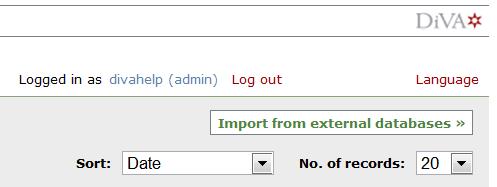 g. EndNote) and save the results as a file on your computer. See instructions below in the section Alternatives for importing 2. Log into DiVA https://bth.diva-portal.