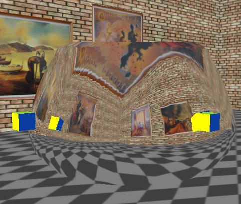 Quality Rendering reflections with an SBC entails approximations in the projection of reflected vertices and in the rasterization of reflected triangles.