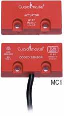 insufficient to meet the increased risks, MCand MC magnetically coded non-contact switches incorporate several magnetically sensitive elements, which must be triggered in a particular sequence to