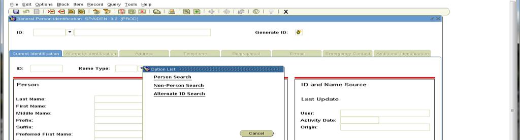 Example Search Results Box: Smith, Janet D.
