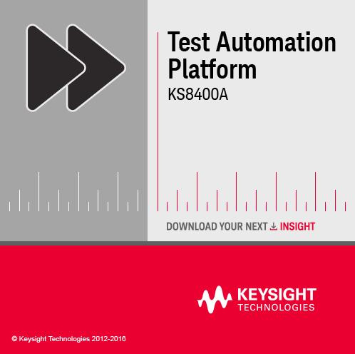 Keysight KS8400A Test Automation Platform 2017