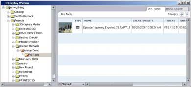 Importing Pro Tools Audio Files Back into the Avid Editing Application After you have checked out the completed audio stems to the Pro Tools sequence on the Interplay server, you must import the