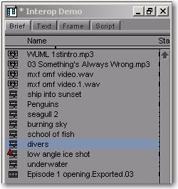 Checking In a Sequence to Interplay for Pro Tools 3 If you have previously set the Editor Export Settings for Pro Tools for the folder, the Pro Tools Video Options dialog appears.