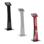 Impact Spandrel Monitor Stand Enhance your Pop Up display with a floor stand monitor mount.
