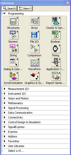 So far we avoided the concept of variables on purpose, as LabView does not deal with variables, but with data sources (Controls) and data outputs (Indicators).