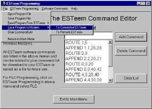 Figure 13: Example 2, Route 2 the Add This Route To Command List button to load the third repeater route screen.