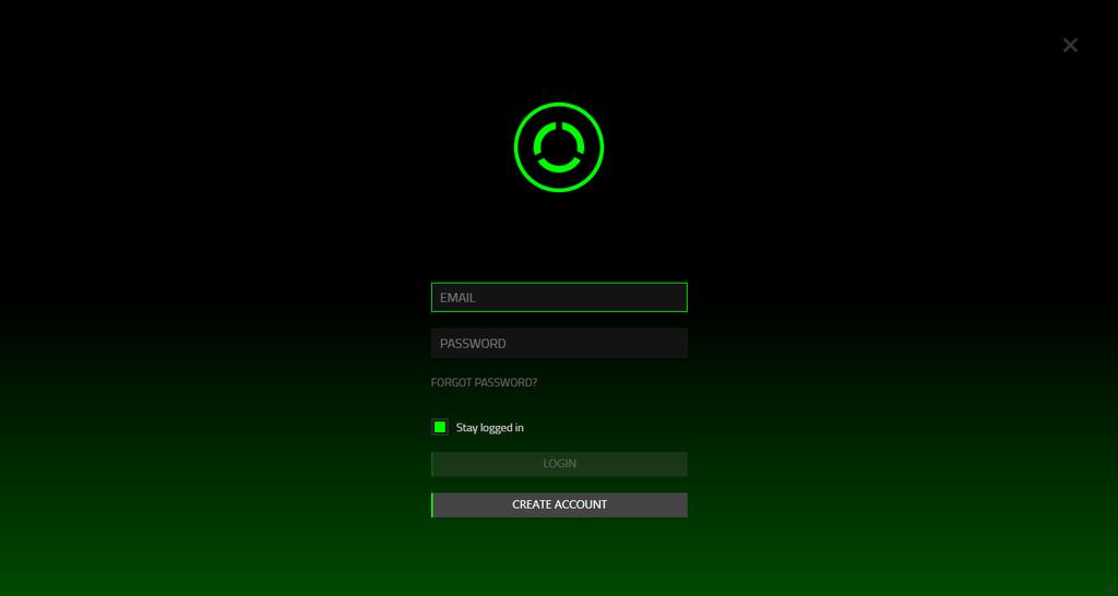 3. ACCOUNT MANAGEMENT CREATING AN ACCOUNT You can login to the Razer Cortex directly using your Razer ID login details. If you are not an existing ID user, register as follows: Step 1.