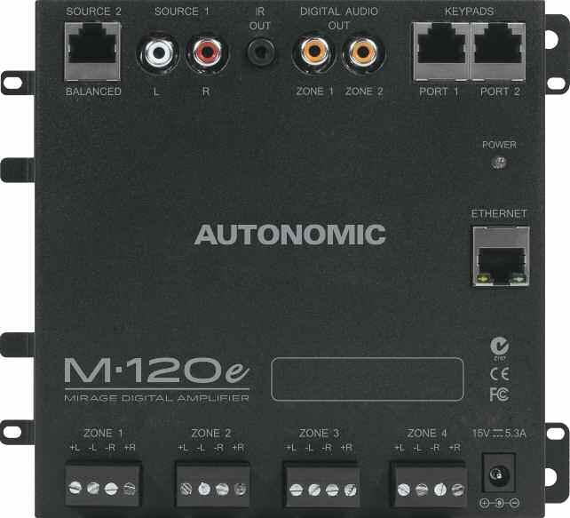 RTI, Crestron, KNX, AMX, Control4, Savant and others Digital and analog audio outputs to connect any amplifier (when 3rd party amplifiers are used, only one audio stream is available) USB output to