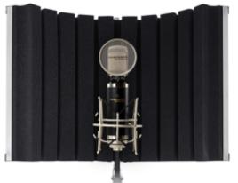 microphone mount assembly accommodates even the tallest microphones - Designed for microphone stand mounting - Lightweight, rugged construction 70 86,10 Sound Shield COMPACT -