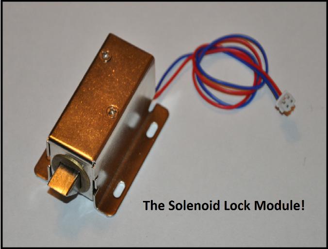 This adapter can be used to power either of the modules, but is meant for the Bluetooth relay module when you have the optional solenoid lock connected.