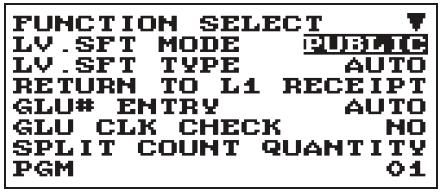 4. Press the TL/NS key to select the PGM mode 5. Use the key to highlight 2 SETTING, press TL/NS 6. Use the key to scroll to and highlight 9 OPTIONAL, press TL/NS 7.
