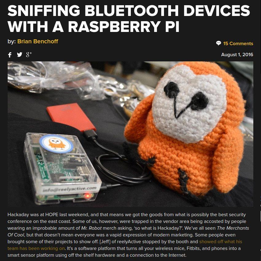Sniff and Learn on a Pi!