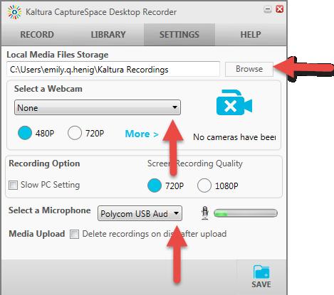 Check your settings to ensure the correct audio and video devices are selected.