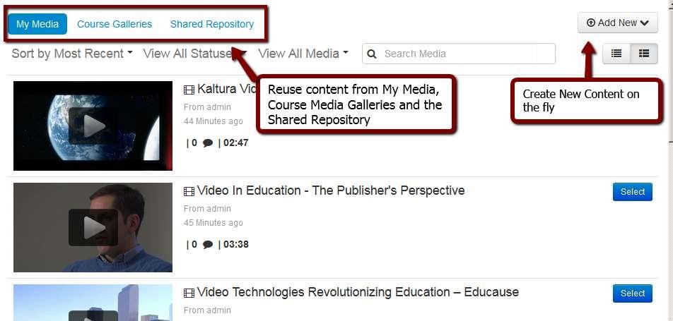 Viewing Media Gallery Analytics 3. Click Add New t add new media, r search fr the media yu want t embed. 4.