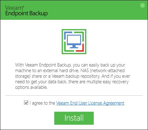 Installing Veeam Endpoint Backup To install Veeam Endpoint Backup: 1. Download the Veeam Endpoint Backup setup archive from the Veeam Download page at http://www.veeam.com/downloads.