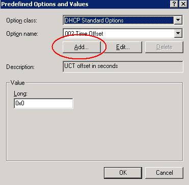 Issue 6.0 Figure 8-2 DHCP - Predefined Options and Values 2.