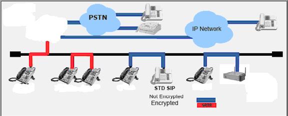 Issue 6.0 Encryption The SL1100 Supports AES 128-bit encryption between DR700 terminals and the VoIPDB.