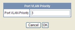 VLAN Mode must be enabled for this entry to be valid. Enter the VLAN ID, and click OK.