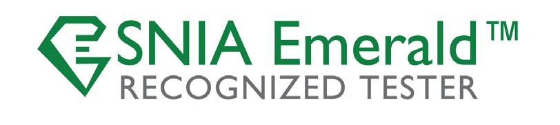 SNIA Emerald RTP SNIA is developing the SNIA Emerald Recognized Tester Program