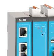 the new MRX industrial router series provides you with the necessary scope for developing futureand investment-proof applications and adjust them if required.