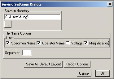 5.1 Choosing directory Click on the Set up button (the one with tools). The Set up dialog box will be displayed.