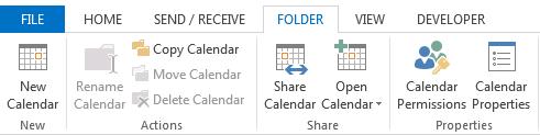 Create and view your own additional calendar(s) It is possible to create your own additional calendar(s) in Outlook.