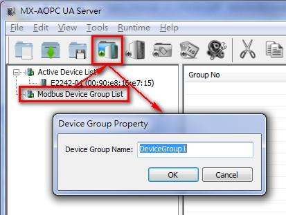 Configuring Devices and Tags Adding a Modbus Device 1.