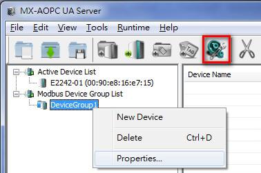 Editing a Device Group Right click the device group you would like to edit and then click Properties in the