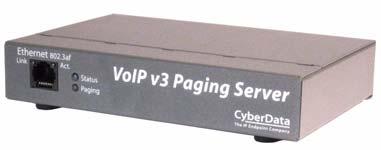 The IP Endpoint Company CyberData V3 Paging Server