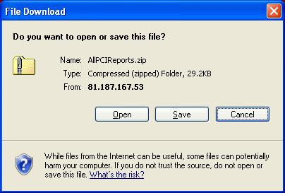 Save the file in a desired location.