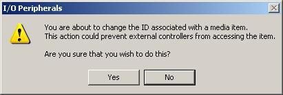 The Change Video ID dialog box opens. 3. In the Video ID text box, enter the new ID and click OK.
