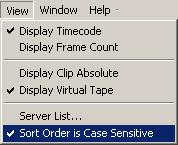 Chapter 2 Pilot By default, the sort order of events in the Event List is case-sensitive. To disable case-sensitivity: 1. Select View > Sort Order is Case Sensitive. Resizing the Columns 2.
