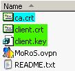 Pos: 11 /Datenkommunikation/Configuration Guide/MoRoS/OpenVPN-Client unter Windows installieren/3 Konfiguration - OpenVPN-Server unter Windows installieren/3-04 HA MoRoS als OpenVPN-Server mit