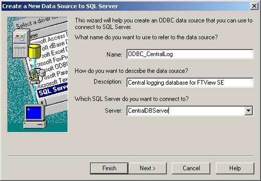 To use this system, follow the steps below to: create an ODBC data source to serve as the central database configure FactoryTalk Diagnostics to track activity configure the FactoryTalk View SE Alarm