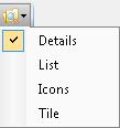 At the top of the File Browser window is a row of icons. The View icon and the Save As icon will become available when you select a file.
