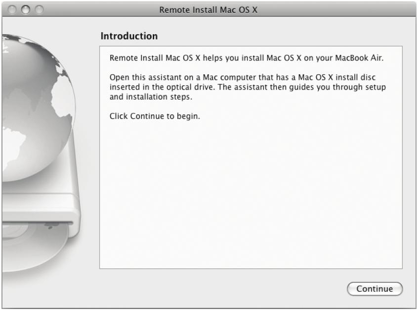 Reinstalling software using Remote Install Mac OS X Use Remote Install Mac OS X on the remote computer whose optical disc drive you want to share when you want to do one of the following tasks on the