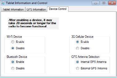 You can also configure a GPS port and GPS logging information.