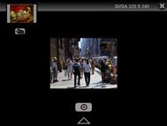 To change the video resolution To change the video resolution, tap the resolution on the upper-right