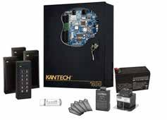 Kantech s starter kits include the essential parts needed to create a complete (two or four-door) access control solution.
