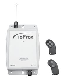 without searching for multiple access cards. The ioprox transmitter uses radio-frequency (RF) technology secured with encrypted coding.