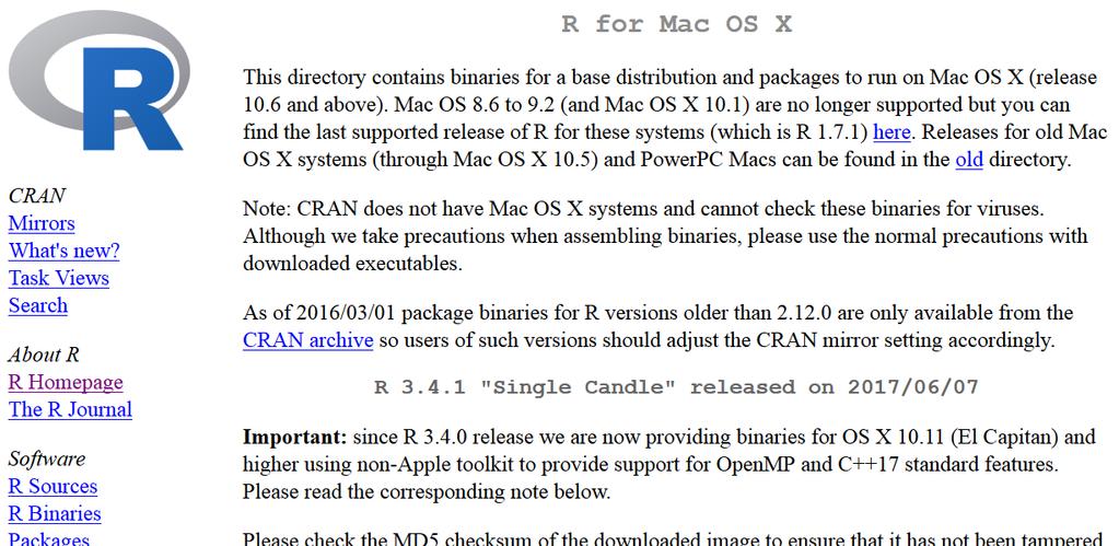 For Mac OS X 5. Install XQuartz first and then download the current package file. 6.