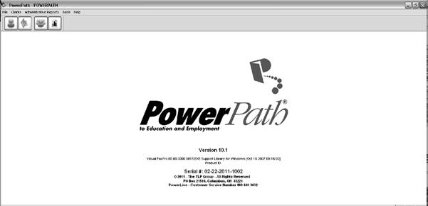 Back-up all previous PowerPath data (Utility menu) prior to updating to the newest software version. This software version cannot be installed on a network.