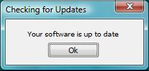 To configure the check frequency, the updater's action on finding newer software and download folder, open the